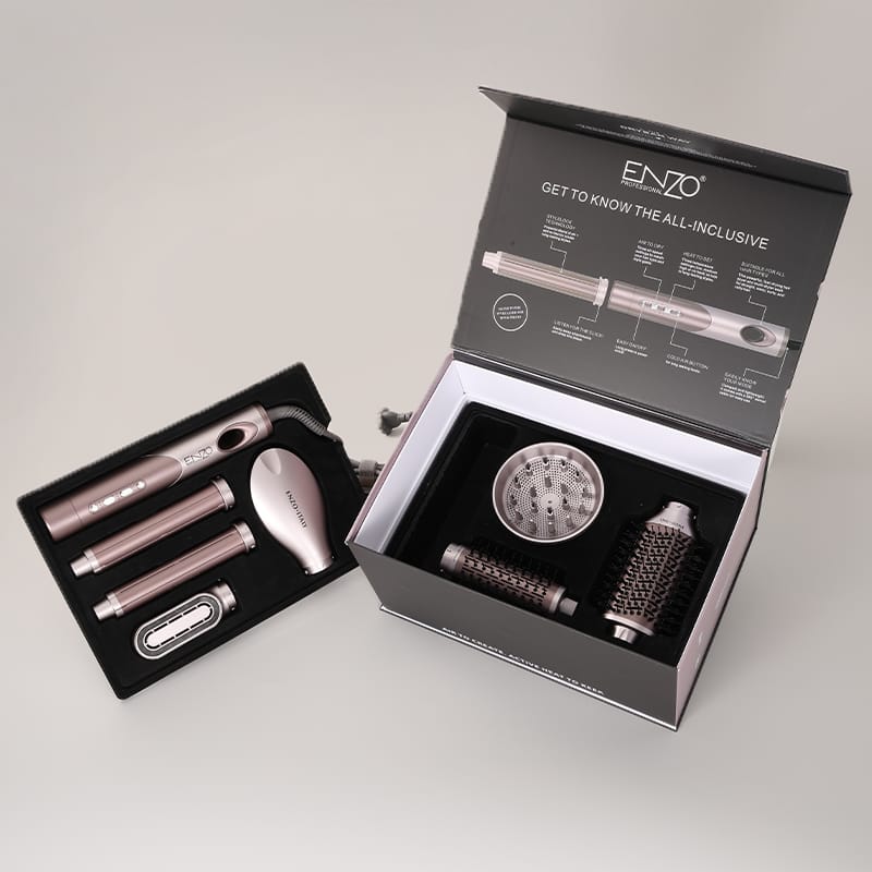 ENZO EN 507 Infrared Hair Styler Set – 6-in-1 Professional Styling Tool