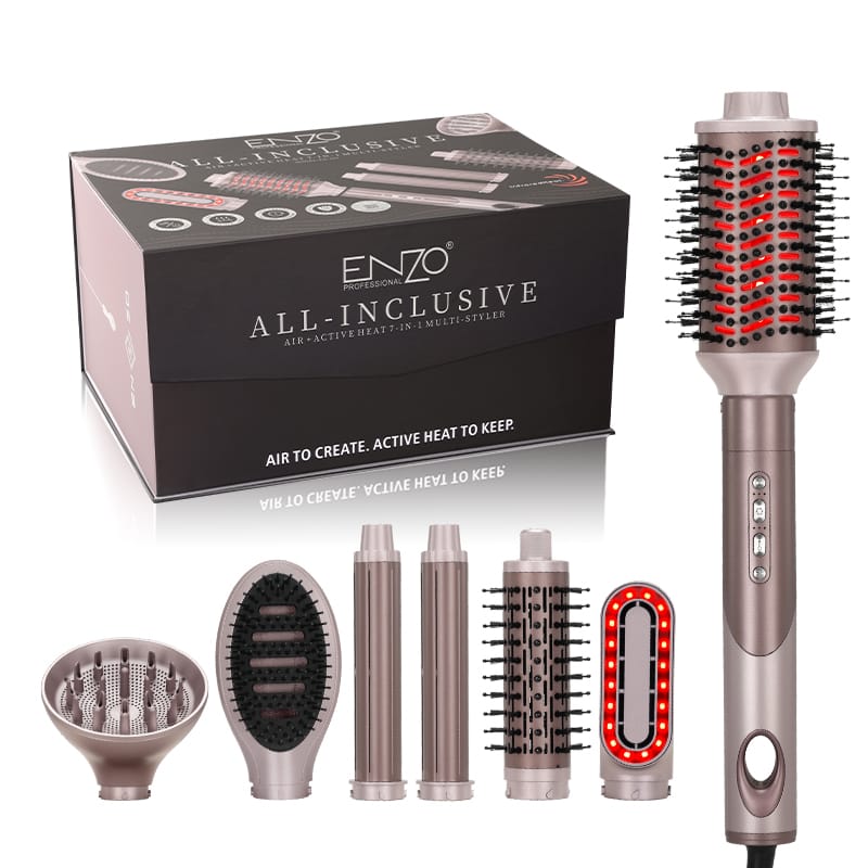 ENZO EN 507 Infrared Hair Styler Set – 6-in-1 Professional Styling Tool