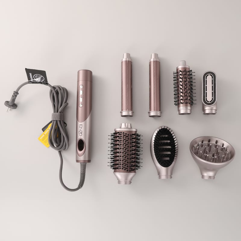 ENZO EN 507 Infrared Hair Styler Set – 6-in-1 Professional Styling Tool
