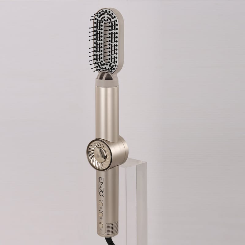 ENZO EN 6208 Foldable Hair Dryer Brush Set – 8 Accessories Styling Kit