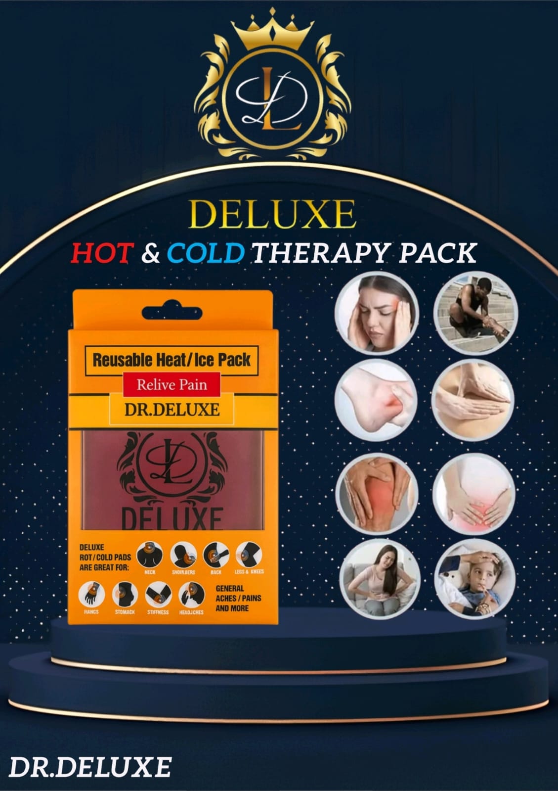 Reusable Heat and Ice Pack For Relive Pain