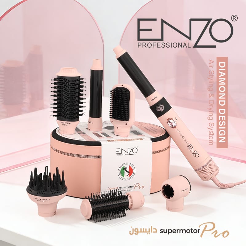 ENZO Airwrap EN-4133 Pro 7-in-1 – Multi-Function Hair Styler