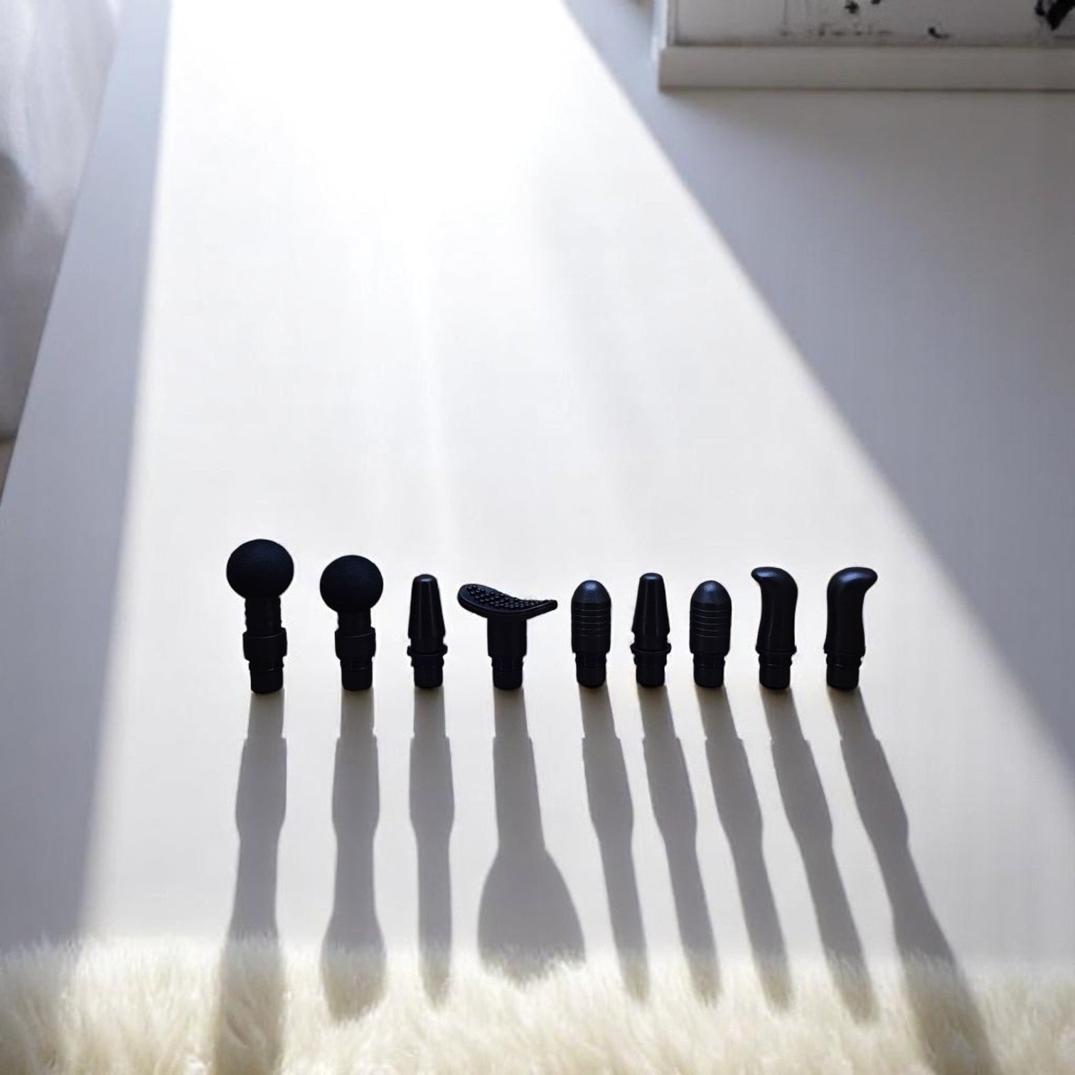 Dual-head massager with multi-directional movement