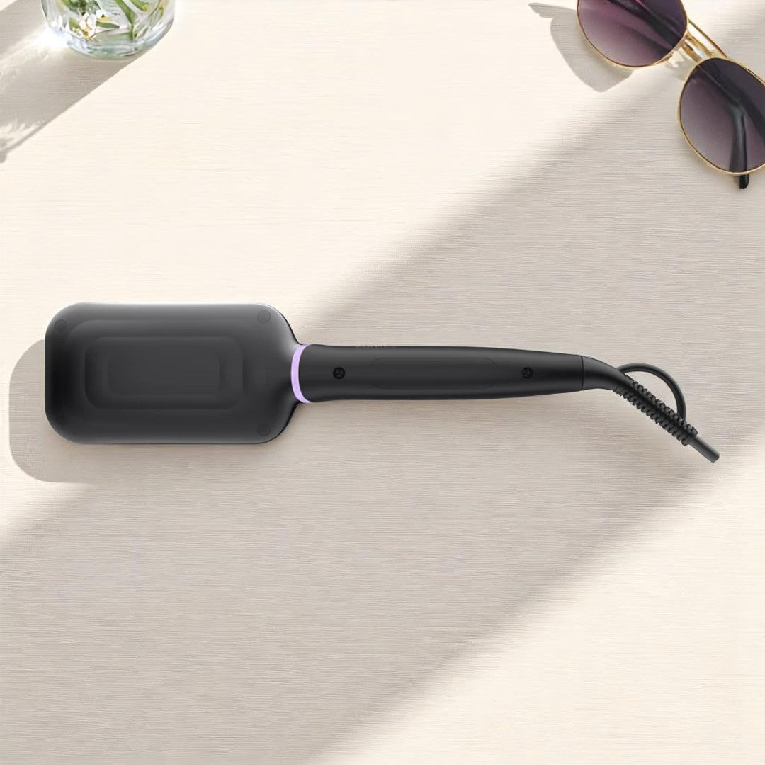Philips BHH880 Heated Hair Straightening Brush with ThermoProtect Technology – Fast & Gentle Styling