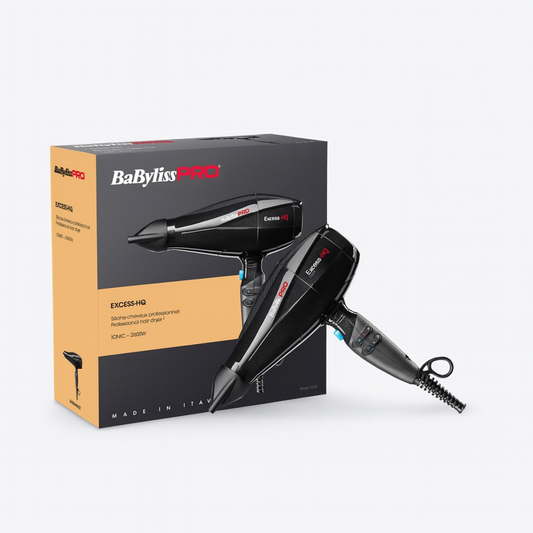 Babyliss Excess HQ Hair Dryer – 2600W Professional Ionic Hair Dryer with Powerful Airflow