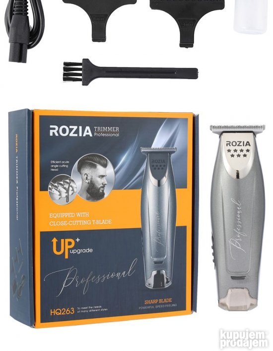 Rozia HQ-263 Hair Clipper – Professional Cordless Beard & Hair Trimmer