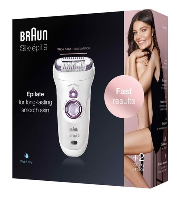 Braun Silk-épil 9 9700 SensoSmart Wet & Dry Epilator – Cordless Hair Removal System