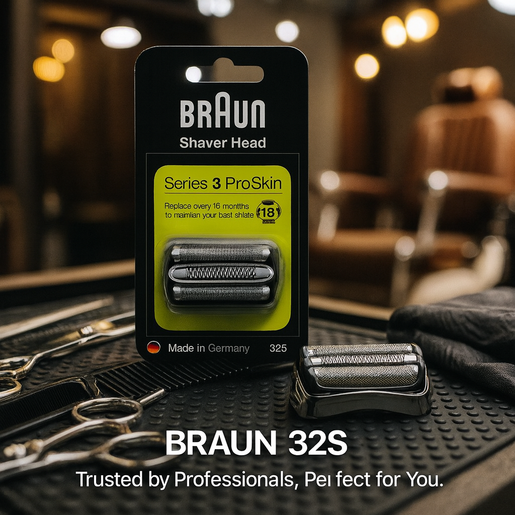Braun 32S Replacement Foil and Cutter Cassette – Compatible with Series 3 Electric Shavers