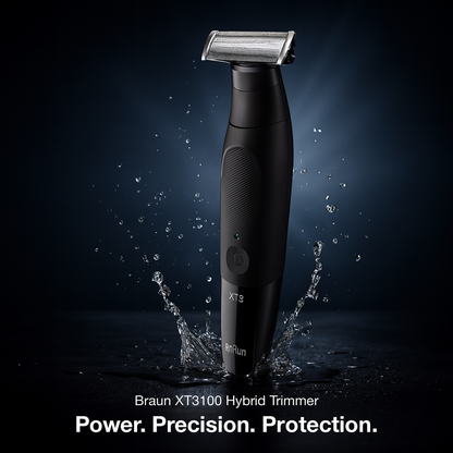 Braun XT3100 Hybrid Trimmer – All-in-One Beard Trimmer, Shaver & Styler with 4D-Blade Technology