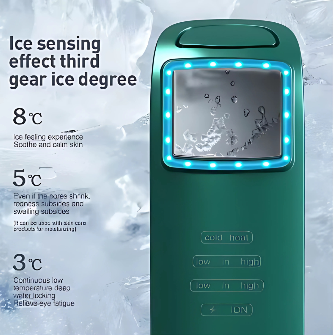 Ion Cold & Hot Beauty Instrument for Skin Rejuvenation and Care
