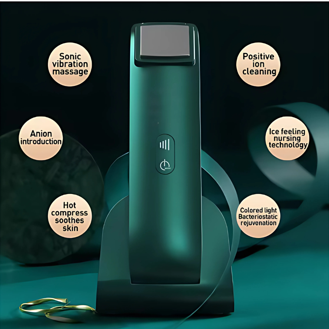 Ion Cold & Hot Beauty Instrument for Skin Rejuvenation and Care