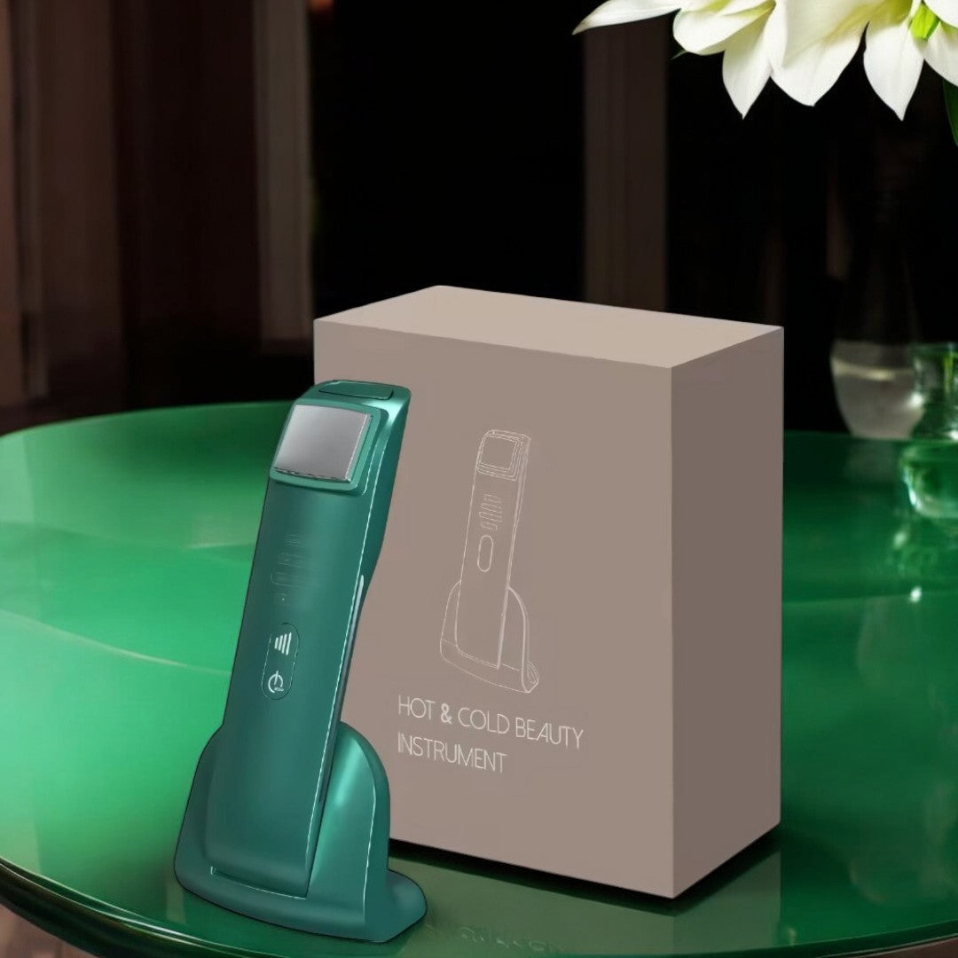 Ion Cold & Hot Beauty Instrument for Skin Rejuvenation and Care
