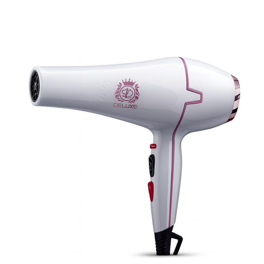 Deluxe 2200W Professional Hair Dryer - White Edition HD-1421