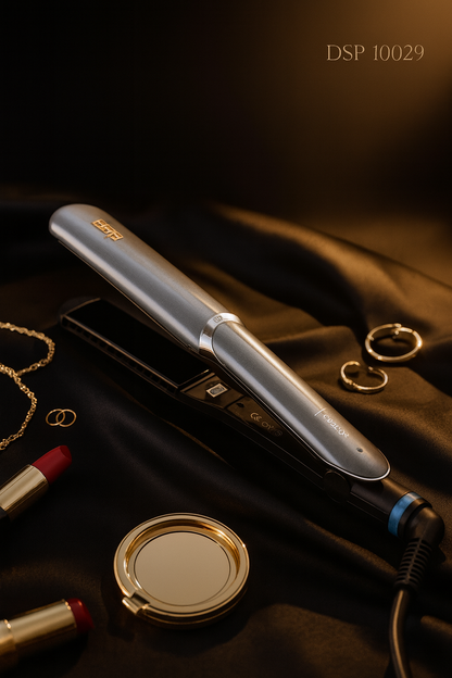 D.S.P 10029 Hair Straightener – Ceramic Flat Iron with Adjustable Temperature & Fast Heat-Up