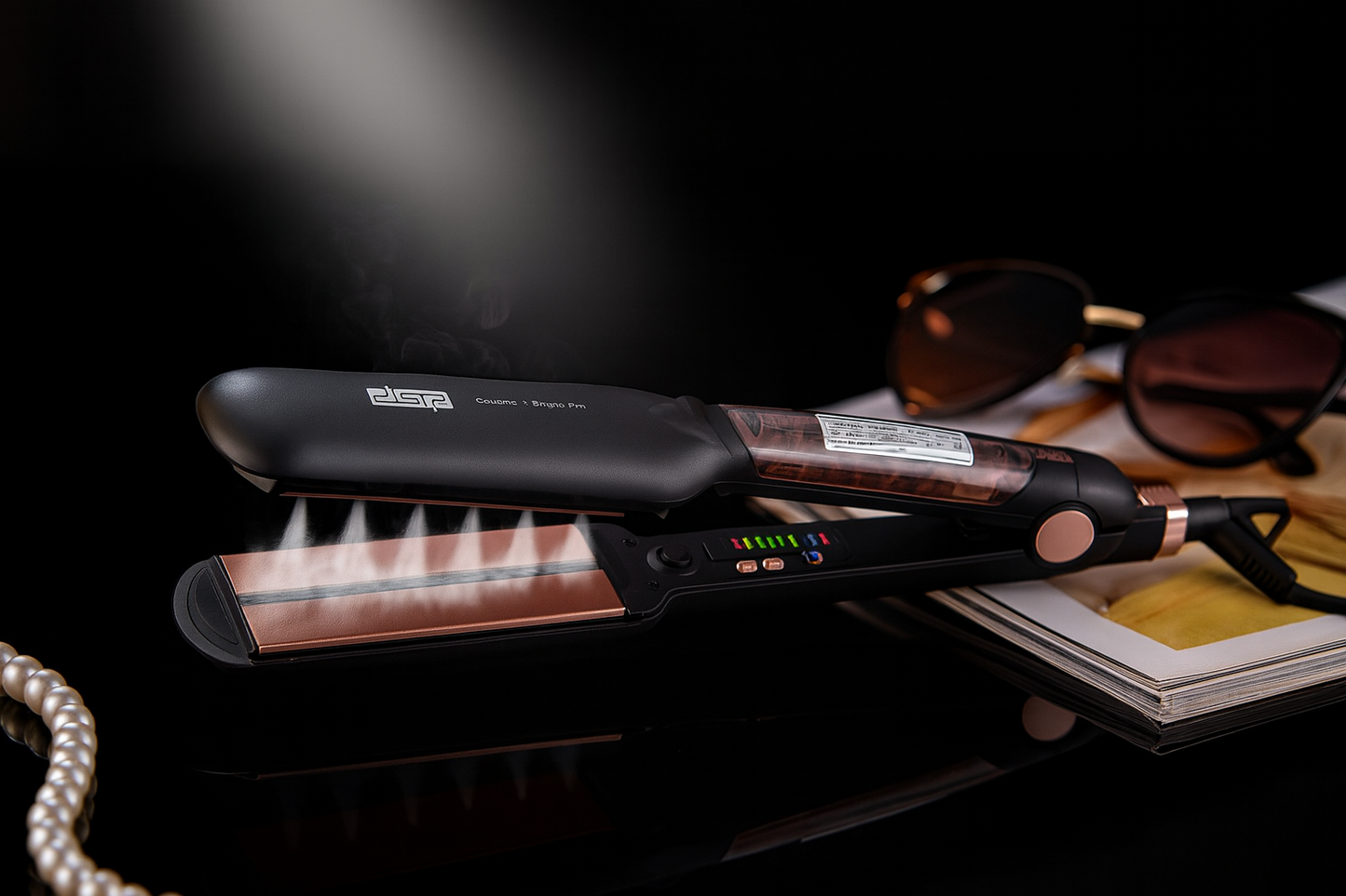 D.S.P 10242 Hair Straightener – Professional Ceramic Flat Iron with Fast Heating & Adjustable Temperature