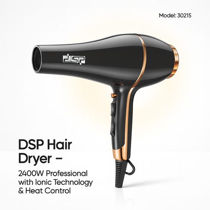 DSP 30215 Hair Dryer – 2400W Professional Hair Dryer with Ionic Technology & Heat Control