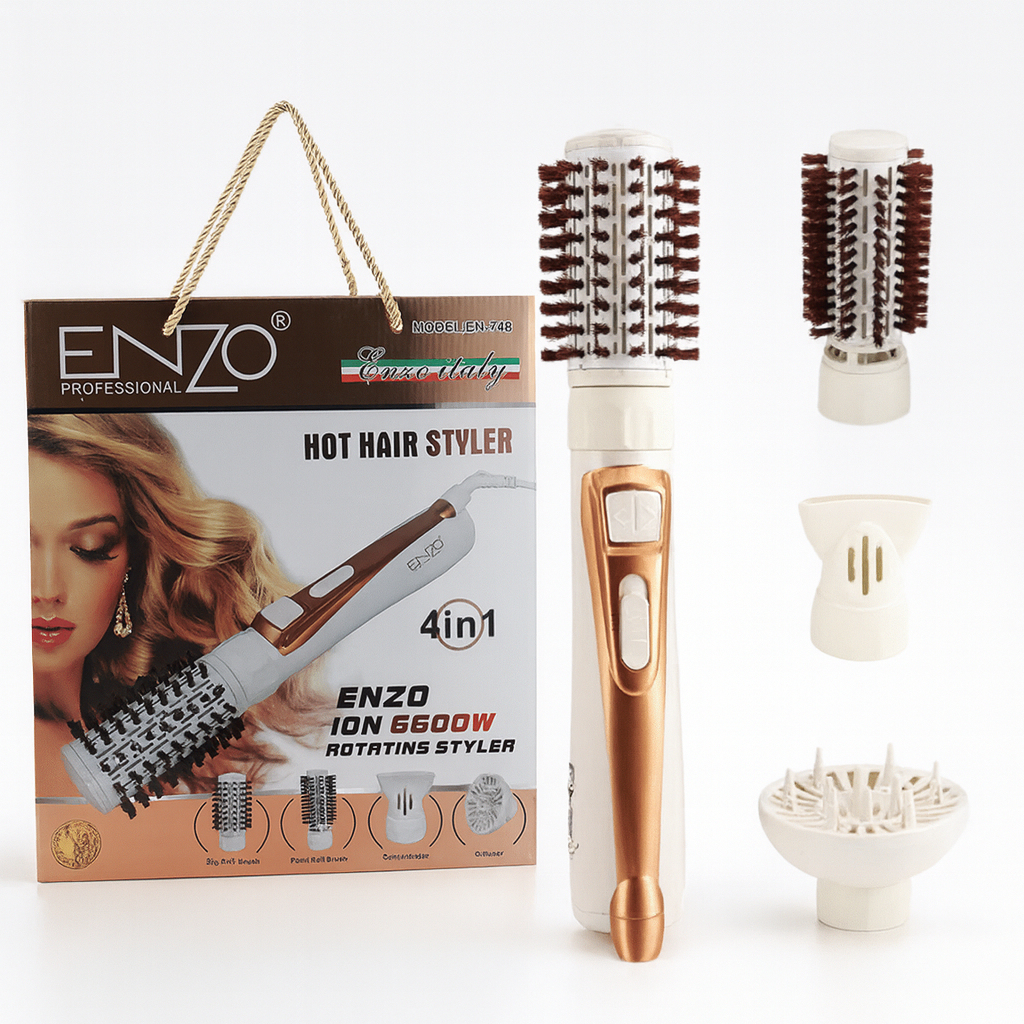 ENZO EN-748 Professional Rotating Hot air Brush