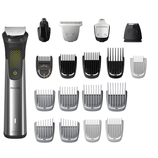 Philips Series 9000 MG9560/28 All-In-One Trimmer – 22-Piece Grooming Kit for Face, Hair and Body