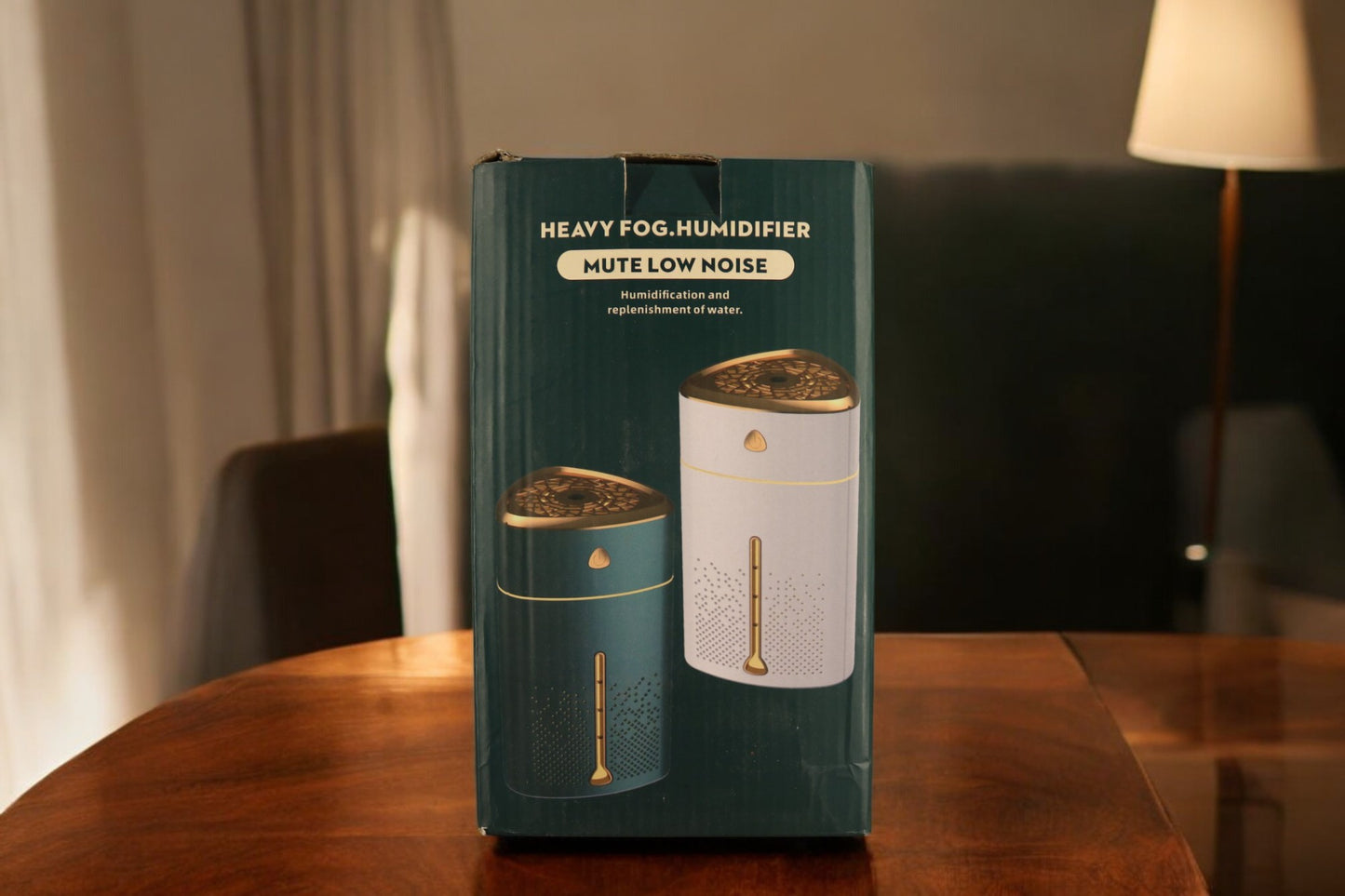 A modern heavy fog humidifier with low noise operation and water replenishment system