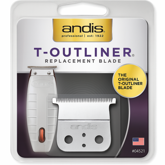 Andis T-Outliner Replacement Blade #04521 – Carbon Steel Precision Cutter