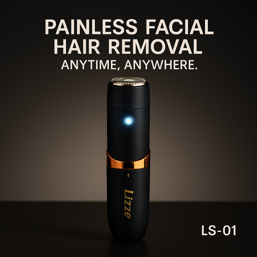 Lizze LS-01 Mini Facial Hair Remover – Painless Precision Beauty Tool