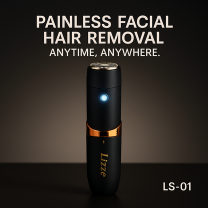 Lizze LS-01 Mini Facial Hair Remover – Painless Precision Beauty Tool