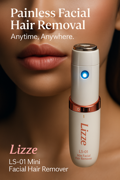 Lizze LS-01 Mini Facial Hair Remover – Painless Precision Beauty Tool