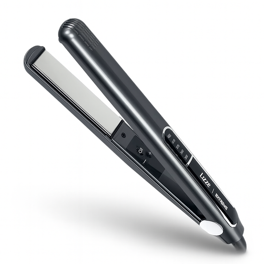Lizze EXTREME Professional Titanium Hair Straightener 250°C (480°F) High-Performance Flat Iron for Smooth, Sleek Styling