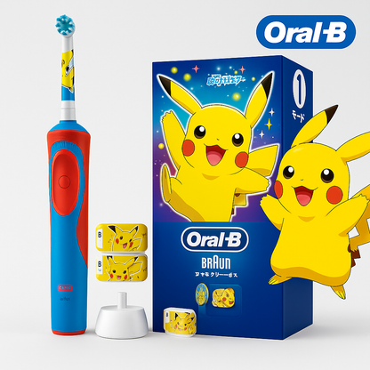 Oral-B Kids Electric Toothbrush D12.513K.PKM – Pac-Man Anime Edition