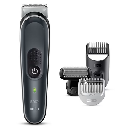 Braun Body Groomer BG5360 – Full Body Grooming with SkinShield Technology, Waterproof, 100-Min Runtime, 4 Tools