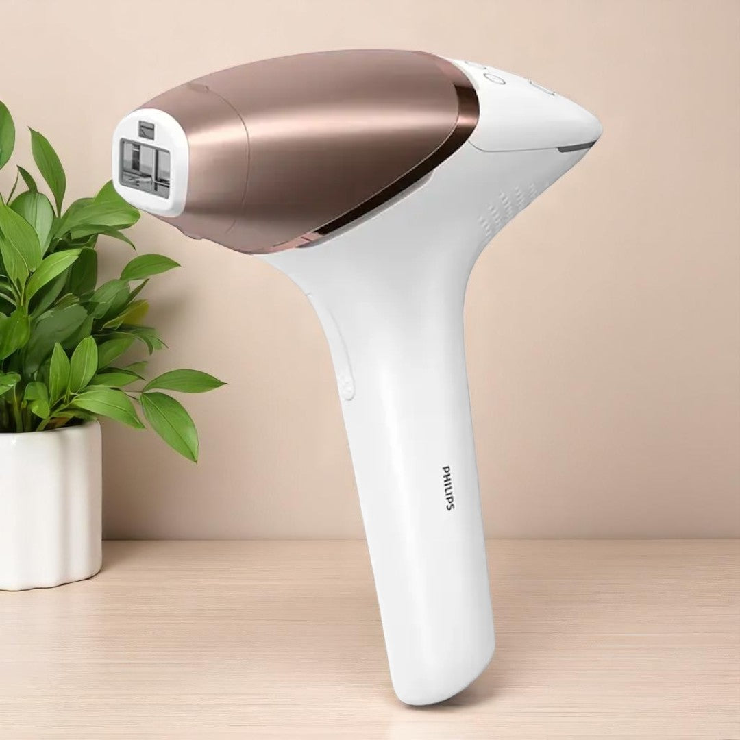 Philips Lumea BRI955 9000 Series IPL Hair Removal Device – Cordless and Corded Use with 3 Attachments