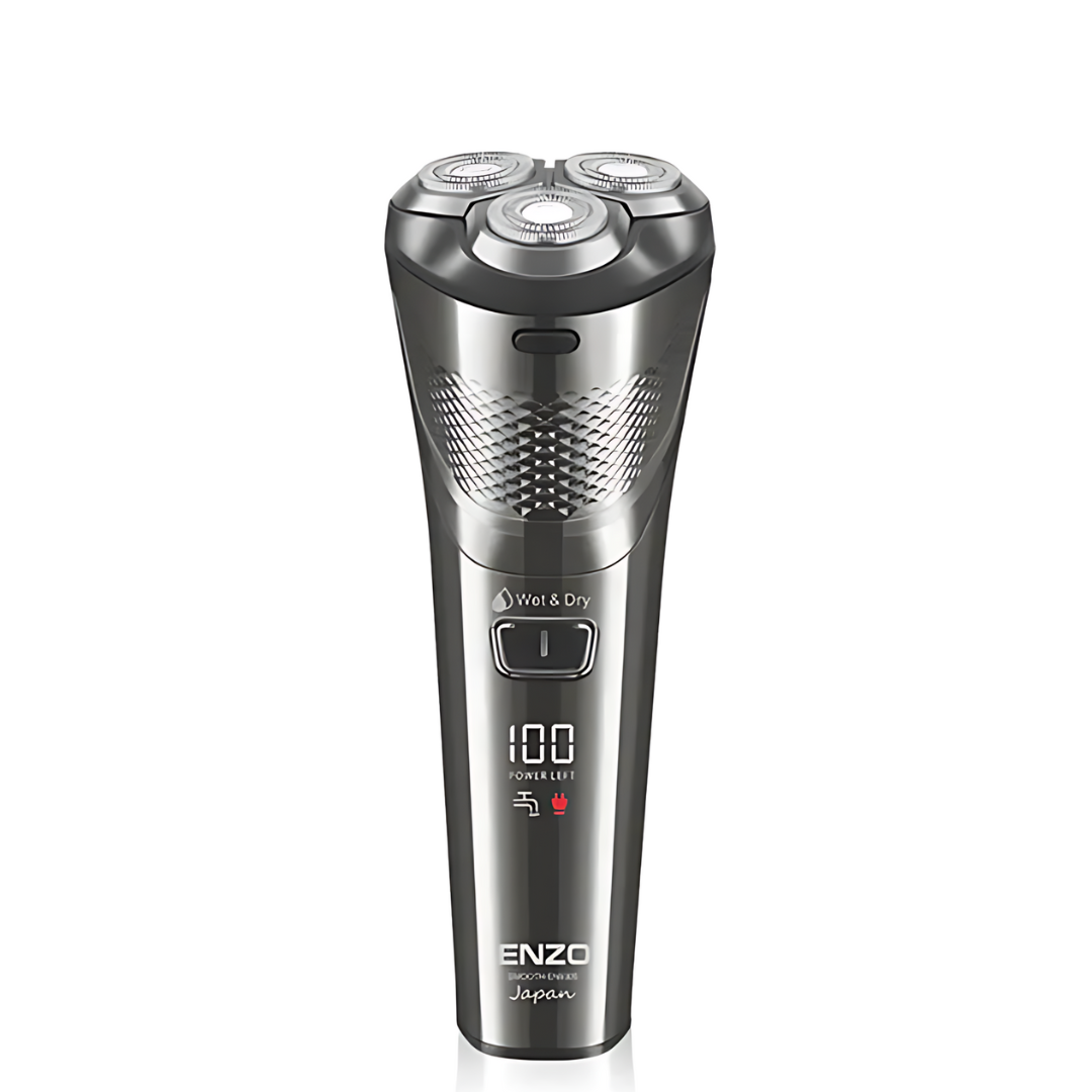 ENZO EN-9305 Electric Shaver with 3D floating rotary blades.