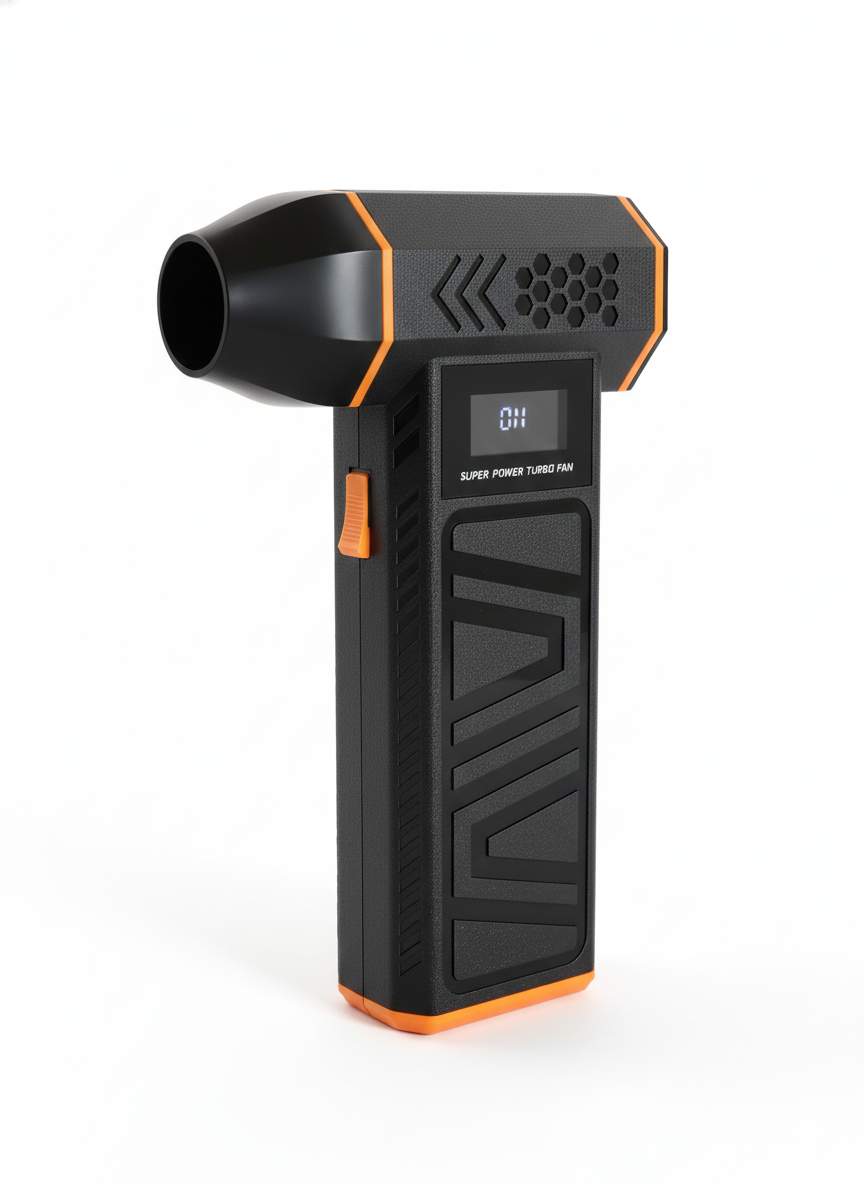 High-Power Handheld TurboFan Blower – Super-Strong Airflow for Fire Starting, Dust Cleaning & Outdoor Use