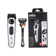 Braun BT5260 Beard Trimmer – Precision Metal Blades, 39 Length Settings, Rechargeable Grooming Kit