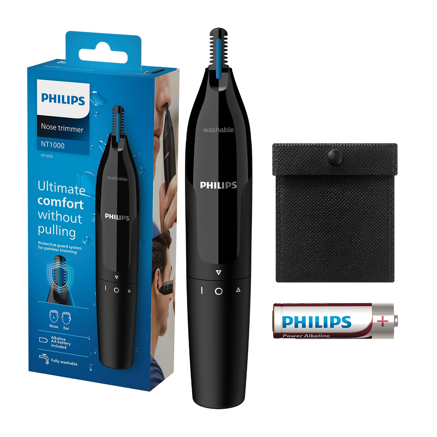 Philips NT1650/16 nose trimmer – Gentle Nose & Ear Hair Removal