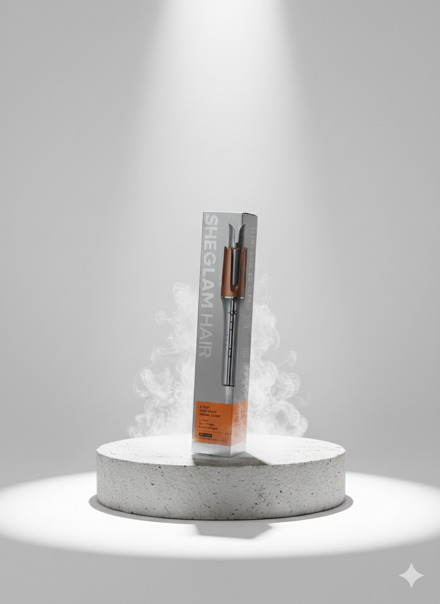 SHEGLAM IT Curl 32 mm (new) One-Touch Instant Curler – Automatic Curling Wand for Soft Waves & Curls