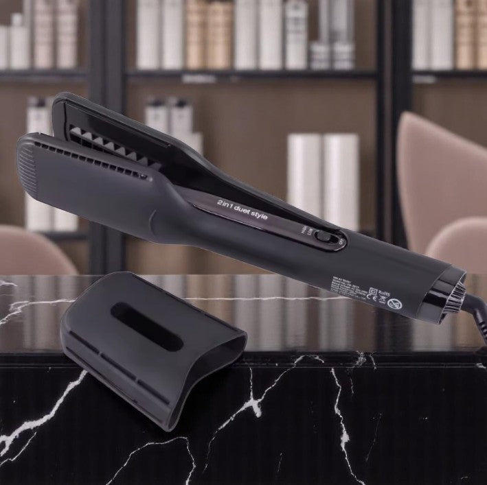 ENZO EN-3975 2-in-1 Hot Air Styler – Wet-to-Dry Straightener with Airflow Technology for Frizz-Free Styling