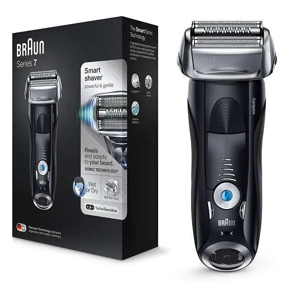 Braun Series 7 Electric Shaver 7840s – Wet & Dry Rechargeable Razor with Precision Trimmer