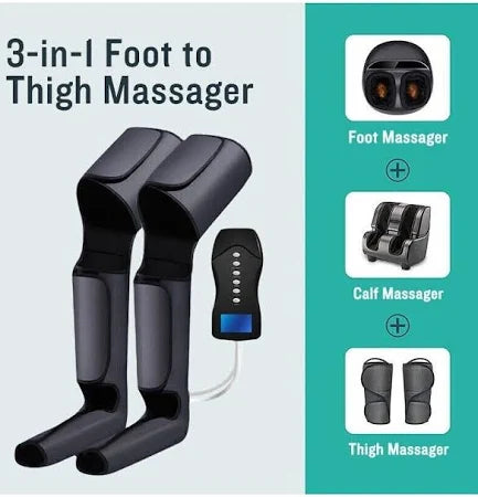 Electric Air Compression Leg Massager – Full Leg Circulation Boost