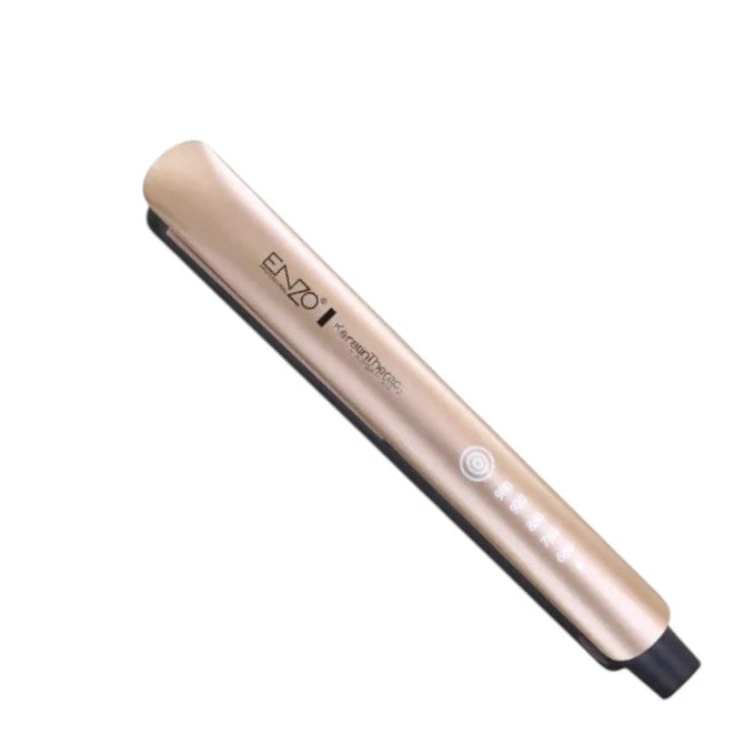 ENZO EN-3980 Professional Hair Straightener – Keratin Therapy Flat Iron with Adjustable Heat