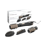 The BaByliss Air Style 1000 AS964 is a versatile 4-in-1 hair styling tool designed to dry, volumize, smooth, and straighten hair with a frizz-free finish. It features a powerful 1000W motor and comes with four interchangeable attachments