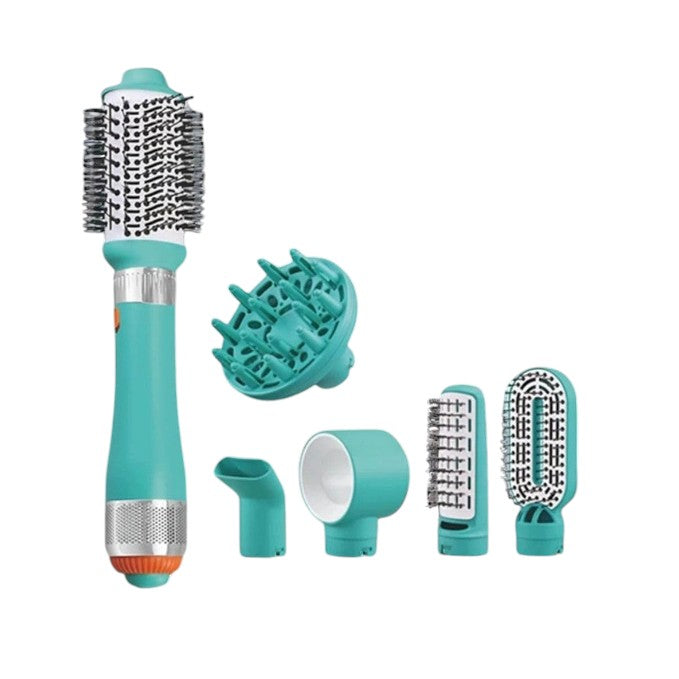 ENZO EN-750 6-in-1 Professional Hair Styling Kit – Multifunctional Hot Air Brush Set with Interchangeable Attachments