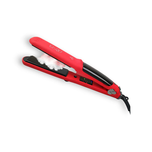 ENZO EN-3999 Professional Ionic Steam Flat Iron Fast Ceramic Titanium Hair Straightener